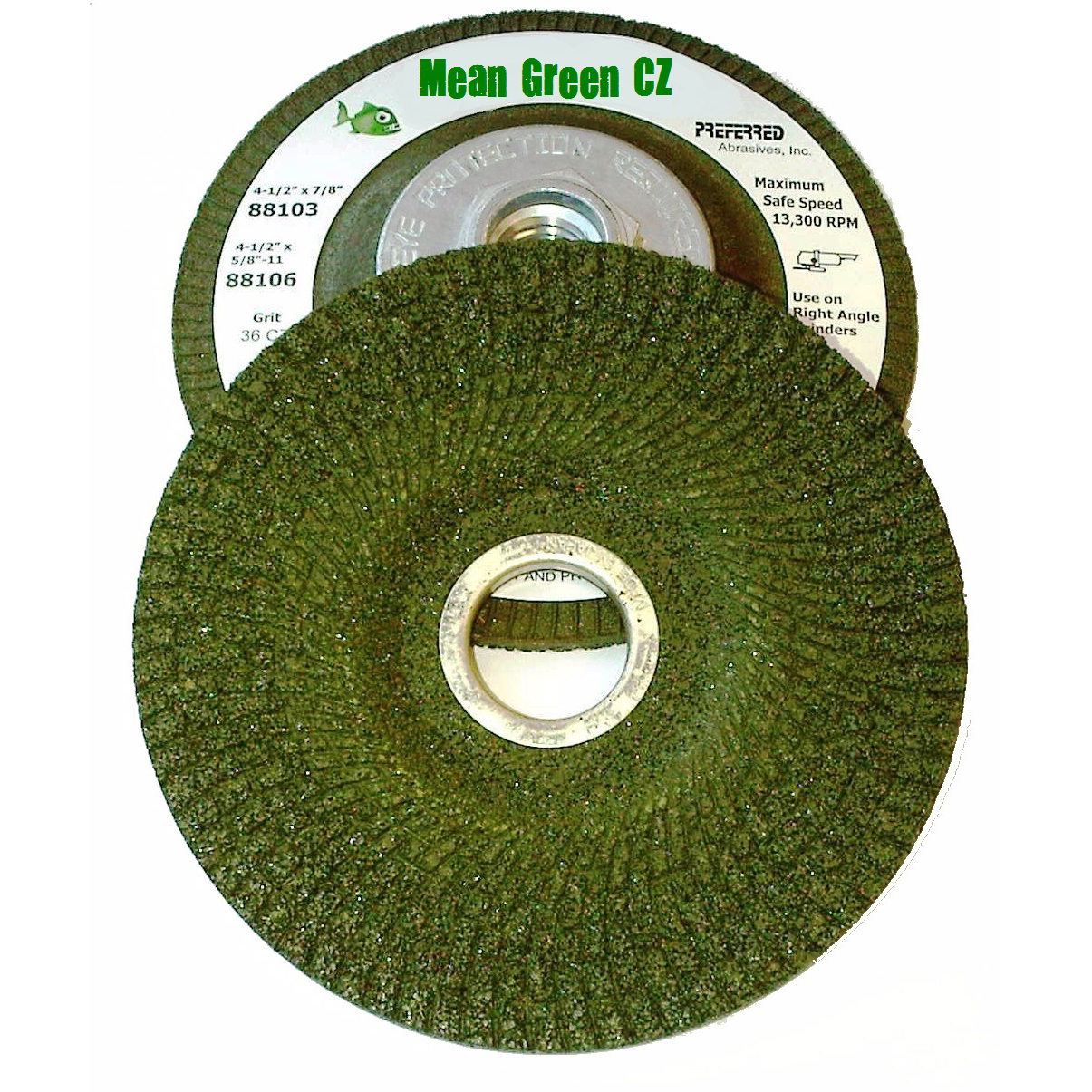 green grinding disc